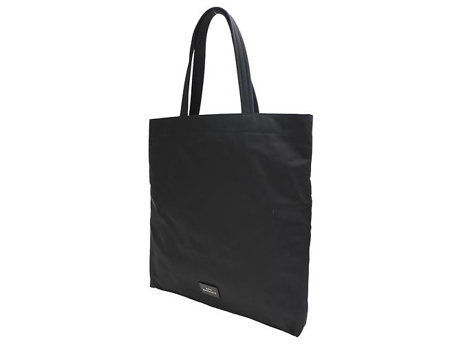 Anya Hindmarch Io sono una Borsa di Plastica Borsa Tote in Nylon Nero - vista 3