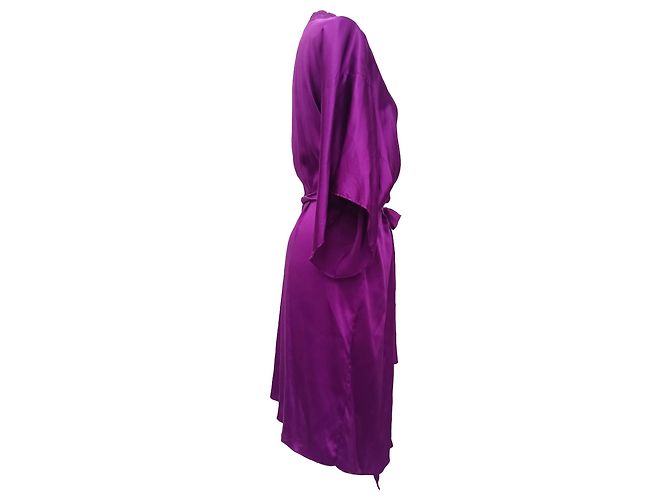 Stella Mc Cartney Ropa Clara Whispering en seda violeta de Stella McCartney Púrpura - vista 2