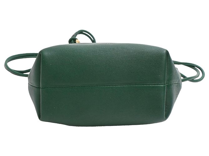 Borsa a spalla mini VLogo Pouf di Valentino Garavani in pelle verde - vista 4
