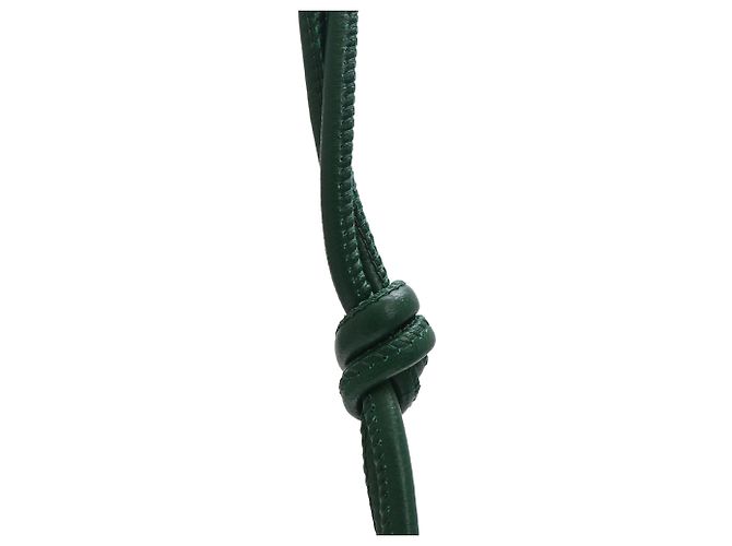 Borsa a spalla mini VLogo Pouf di Valentino Garavani in pelle verde - vista 8