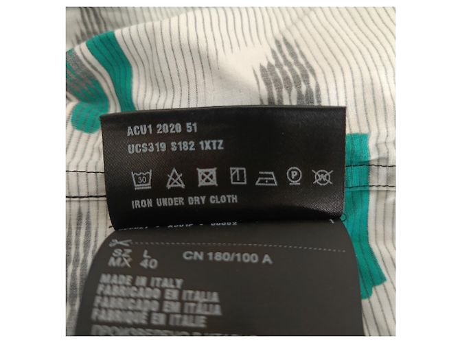 Prada Double Match Printed Shirt in Multicolor Cotton Multiple colors - view 8