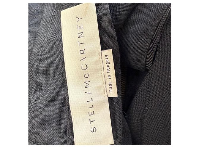 Stella Mc Cartney Mono Stella McCartney en seda negra Negro - vista 6