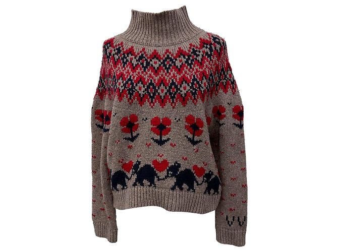 Victoria Beckham Strickpullover aus mehrfarbigem Polyamid Mehrfarben - Ansicht 3