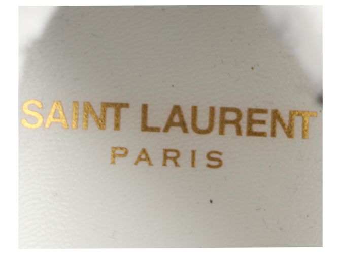 Sneakers basse SL/61 in satin verde di Saint Laurent - vista 9