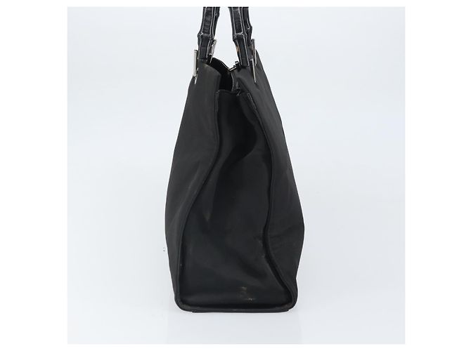 Gucci Bamboo Nylon Nero - vista 3