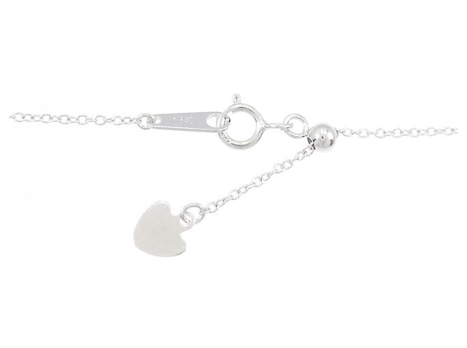Autre Marque Collier en diamant en or blanc Au750 Argenté - vue 5