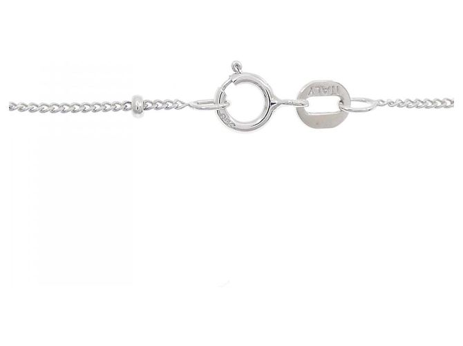Autre Marque Collana in Oro Bianco 750 Argento - vista 4