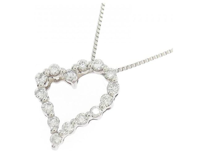 Autre Marque Collana in platino e diamanti Argento - vista 3