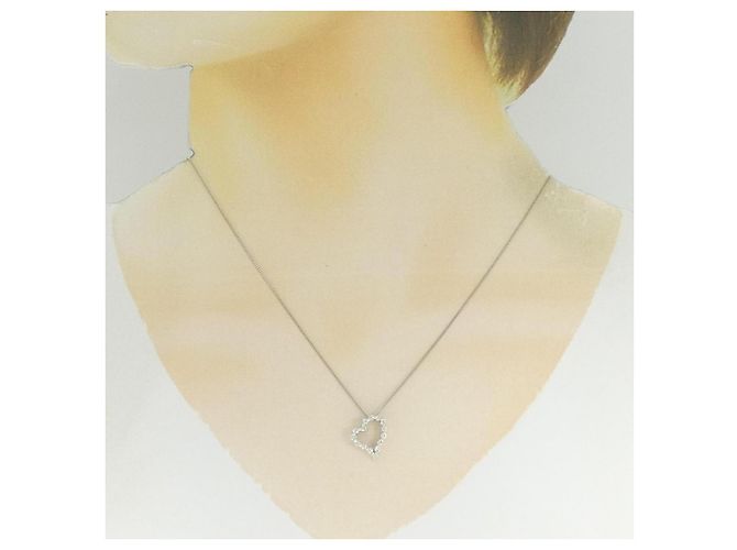 Autre Marque Collana in platino e diamanti Argento - vista 6