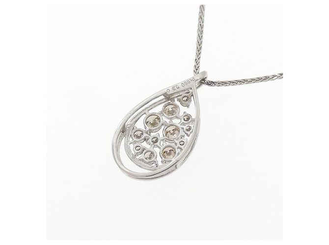 Autre Marque Collana in platino e diamanti Argento - vista 4