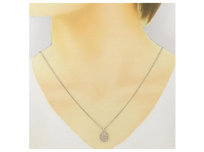 Autre Marque Collana in platino e diamanti Argento - vista 6