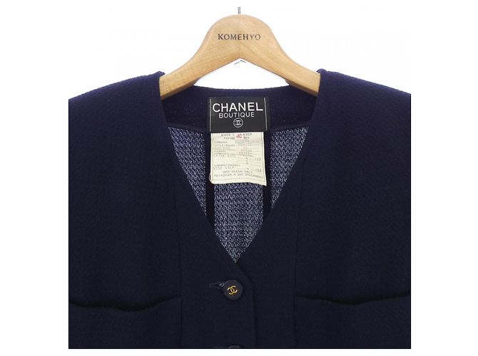 Timeless Chanel Set Blau Marineblau - Ansicht 4