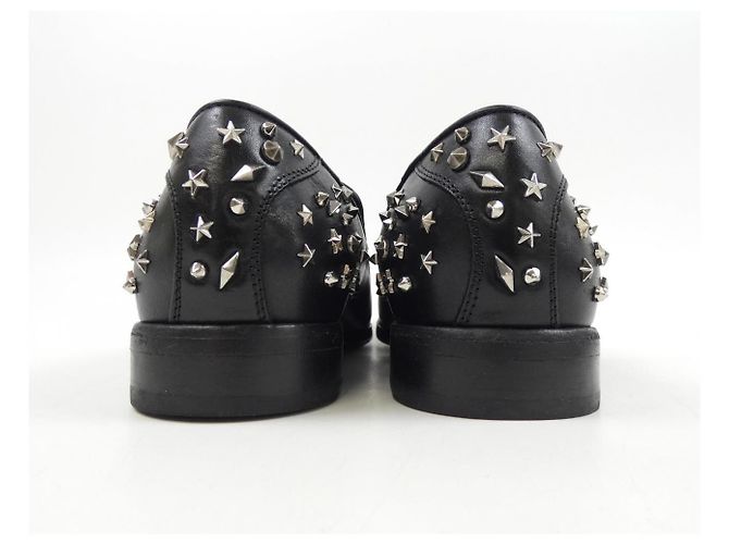 JIMMY CHOO Leder-Sneaker Schwarz - Ansicht 5