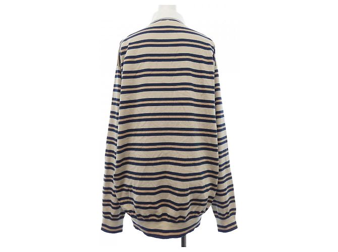 Polo Louis Vuitton Beige Blu navy - vista 2