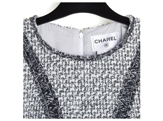 Chanel 2013 Graues Tweedkleid - Ansicht 2