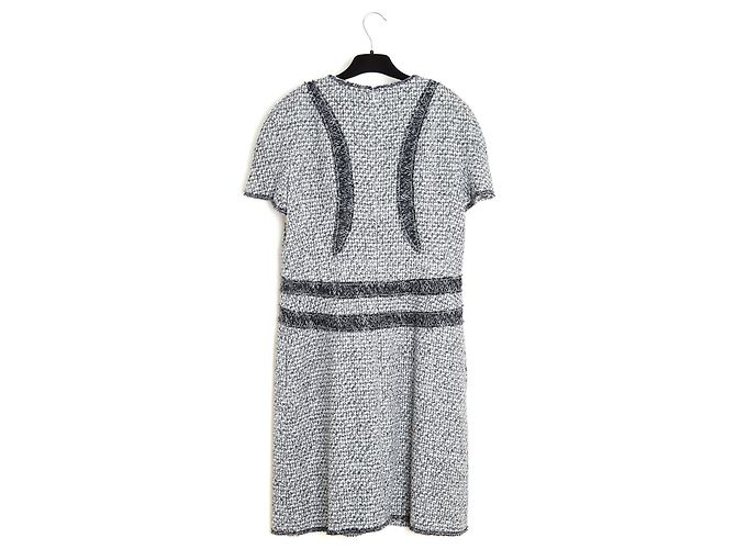 Chanel 2013 Graues Tweedkleid - Ansicht 7