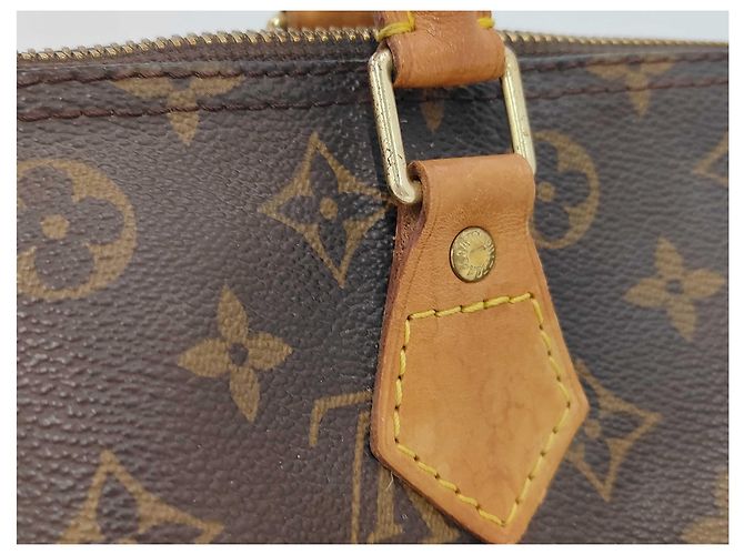 Louis Vuitton Speedy Handtasche aus Monogramm-Canvas 30 Braun - Ansicht 5