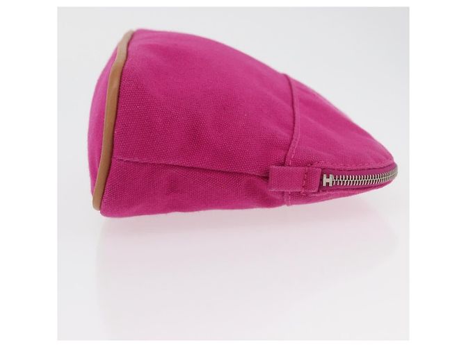 Hermès Pochette da Viaggio Bolide in Tela MM Hermes Rosa - vista 3