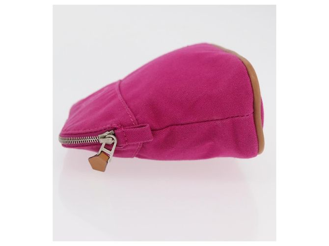 Hermès Pochette da Viaggio Bolide in Tela MM Hermes Rosa - vista 4