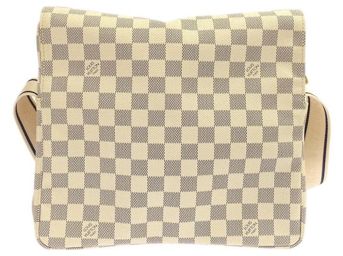 Borsa a Spalla Naviglio Damier Azur di Louis Vuitton Blu - vista 2
