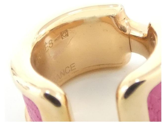 Olympe Ohrstecker von Hermès Pink Golden - Ansicht 3