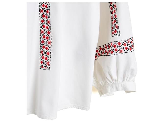 Céline Top Romy Blanco Bordado - vista 4