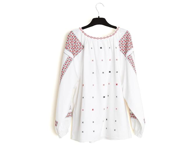 Céline Top Romy Blanco Bordado - vista 5
