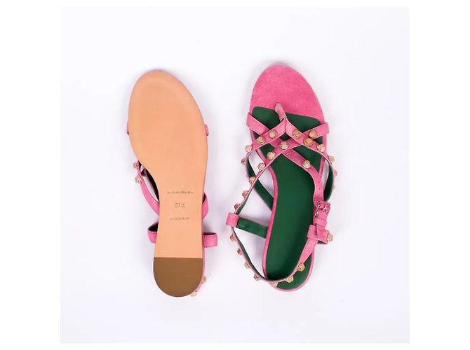 Sandali Balenciaga Arena in pelle Rosa - vista 5