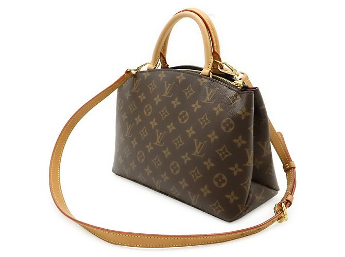 Borsa a mano Petit Palais PM Monogramma Louis Vuitton Marrone - vista 3