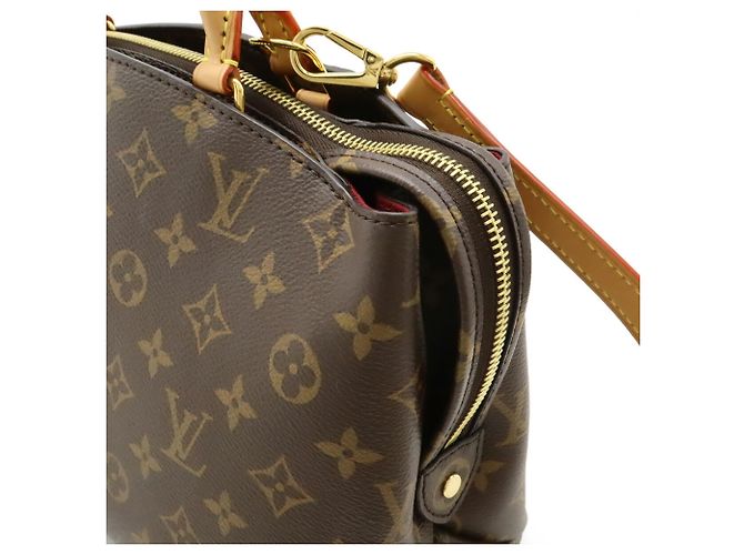 Borsa a mano Petit Palais PM Monogramma Louis Vuitton Marrone - vista 5
