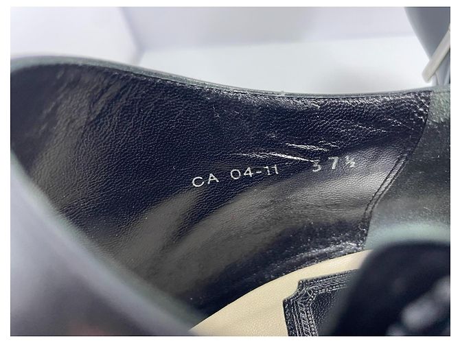 Tacchi in pelle nera Christian Dior Nero - vista 12