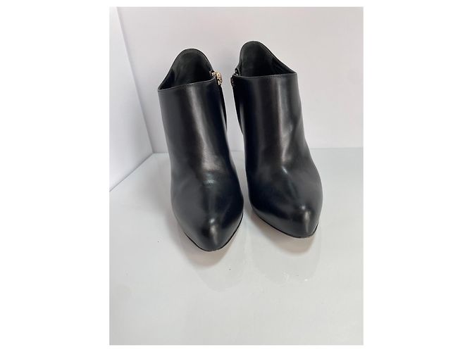 Tacchi in pelle nera Christian Dior Nero - vista 3