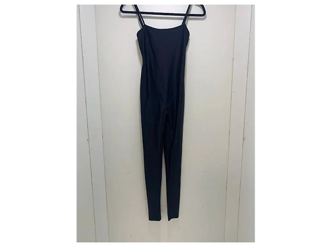 Balenciaga Set Tuta Nera e Vestito Trasparente Nero - vista 3