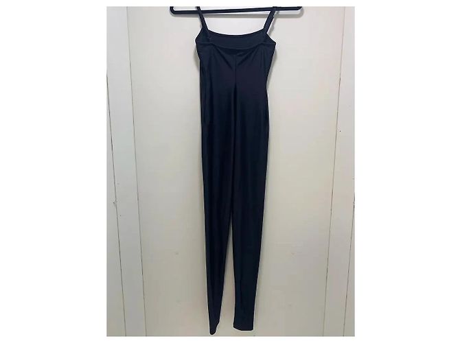 Balenciaga Set Tuta Nera e Vestito Trasparente Nero - vista 4