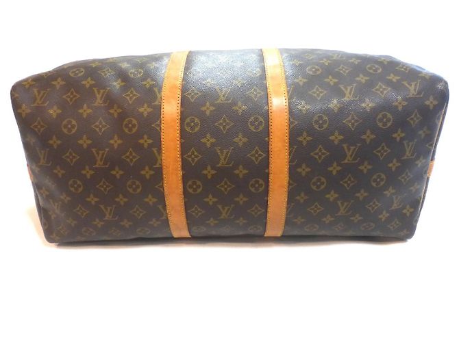 Louis Vuitton Keepall 55 Monogram Bolso de Viaje Castaño - vista 13