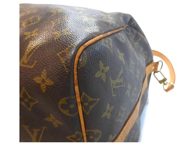 Louis Vuitton Keepall 55 Monogram Bolso de Viaje Castaño - vista 15