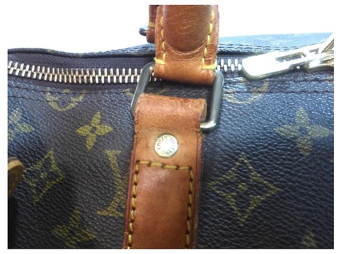 Louis Vuitton Keepall 55 Monogram Bolso de Viaje Castaño - vista 4
