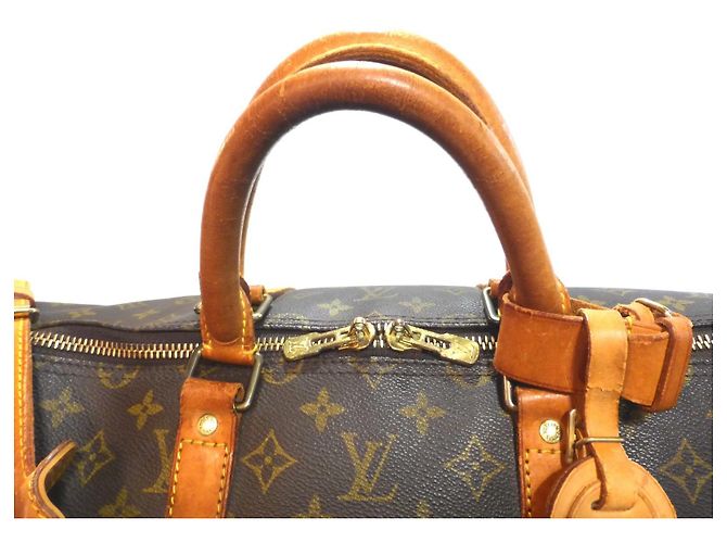 Louis Vuitton Keepall 55 Monogram Bolso de Viaje Castaño - vista 5