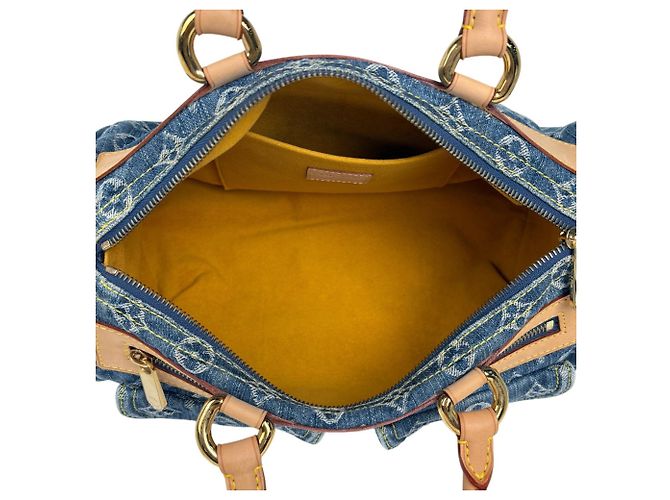 Borsa Boston Neo Speedy Louis Vuitton Blu - vista 14