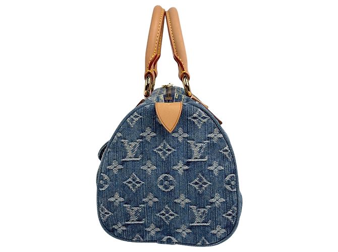Borsa Boston Neo Speedy Louis Vuitton Blu - vista 2