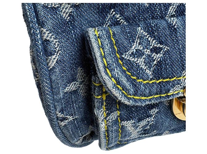 Borsa Boston Neo Speedy Louis Vuitton Blu - vista 7