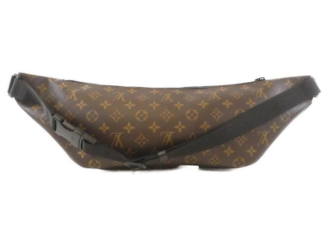 Bumbag Borsa a Spalla Monogram Macassar Louis Vuitton Marrone Nero - vista 2