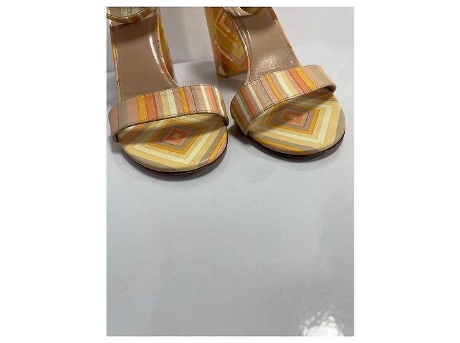 Sandali in pelle Valentino Garavani arcobaleno Multicolore - vista 4