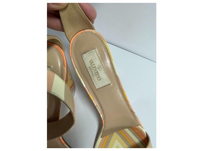 Sandali in pelle Valentino Garavani arcobaleno Multicolore - vista 5