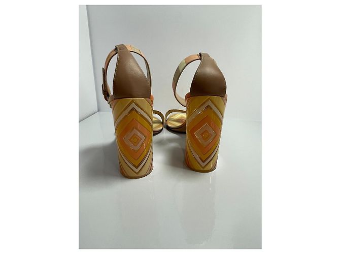Sandali in pelle Valentino Garavani arcobaleno Multicolore - vista 6