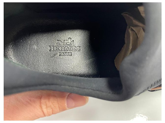 Sneakers Hermès Neoprene Nere Nero - vista 12