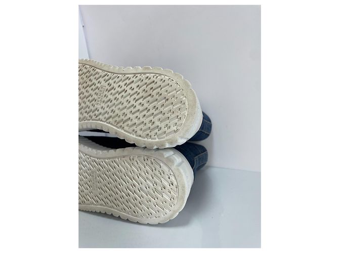 Sneakers Hermès Climb Denim Blu - vista 10