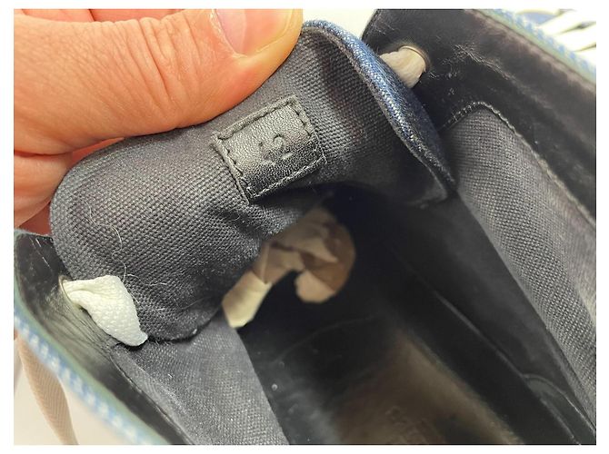 Sneakers Hermès Climb Denim Blu - vista 13