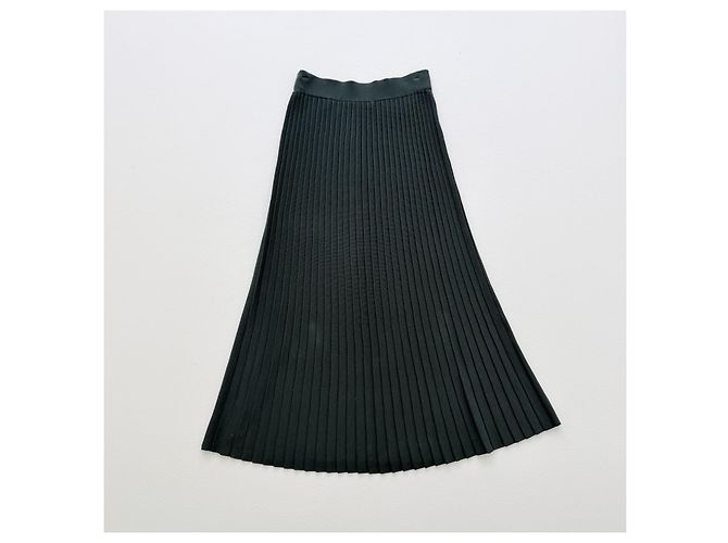 Falda midi plisada Weekend Max Mara verde oscuro - vista 3