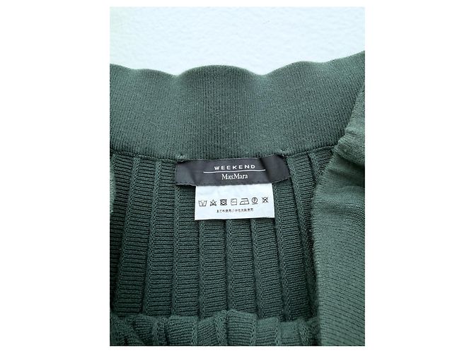 Falda midi plisada Weekend Max Mara verde oscuro - vista 4